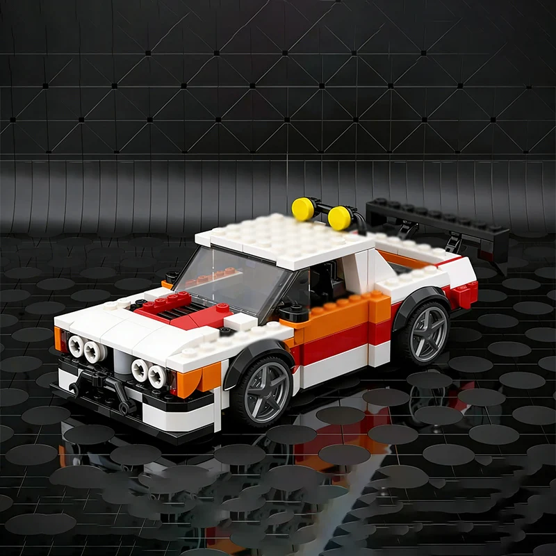 City Car Model MOC Building Bricks High-Performance Pickup Truck Modular Technology Children Holiday Gifts Assemble Toys Suit