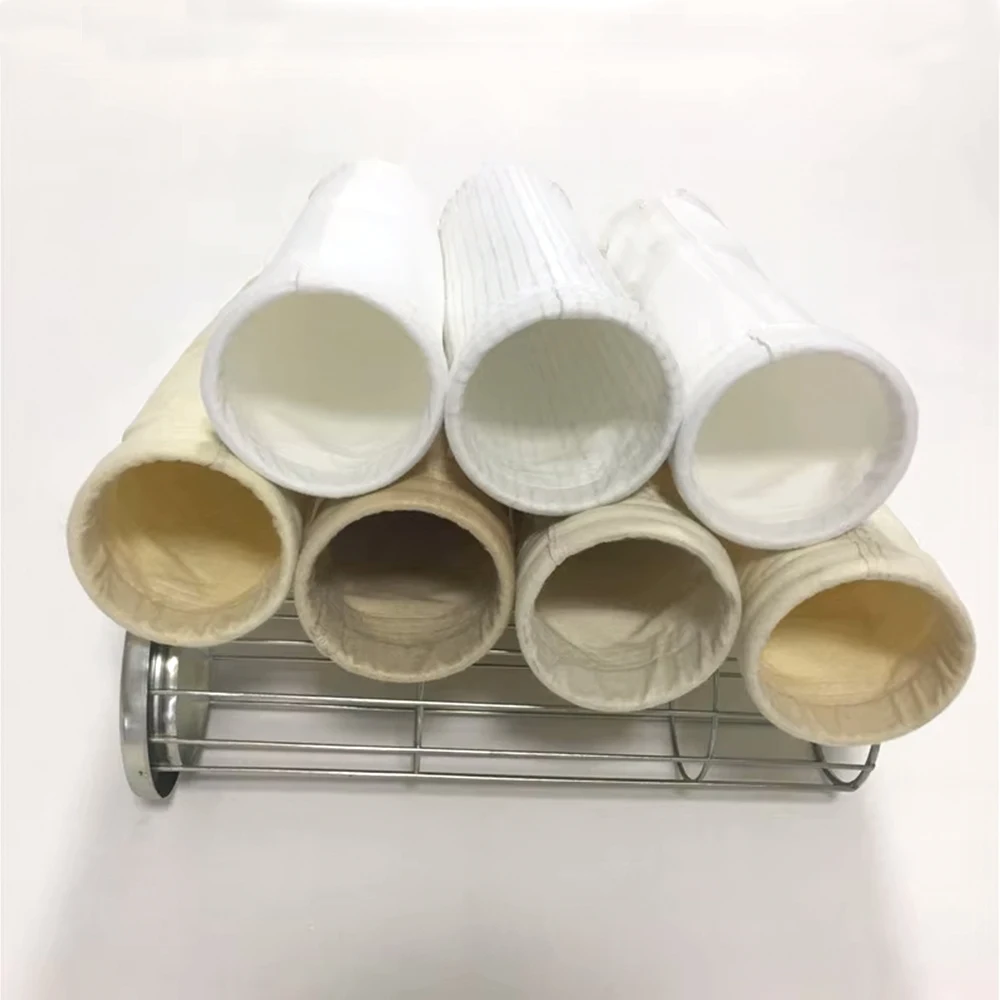 حقيبة فلتر غبار بوليستر عالية الكفاءة ومضادة للكهرباء الساكنة لجمع الغبار الصناعي