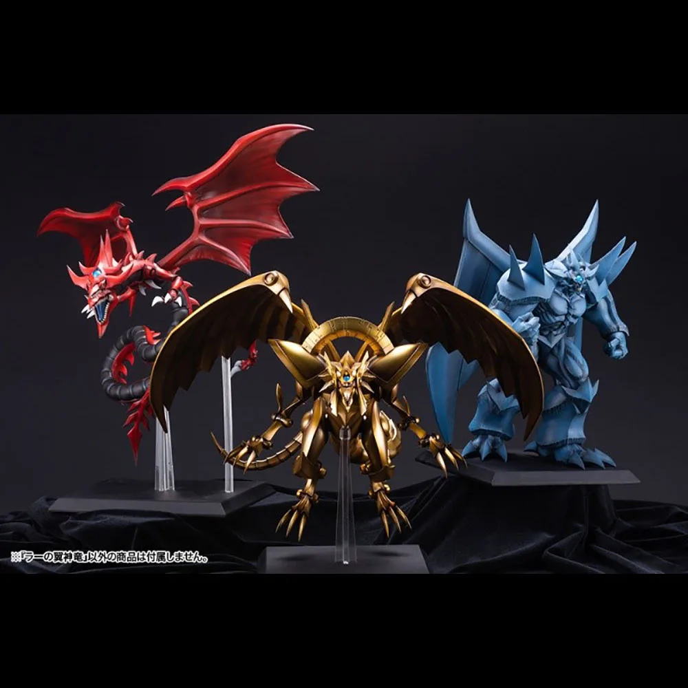 Original Kotobukiya Duel Monsters Card Of God Obelisk the Tormentor Slifer the Sky Dragon The Winged Dragon of Ra Boxed Statuett