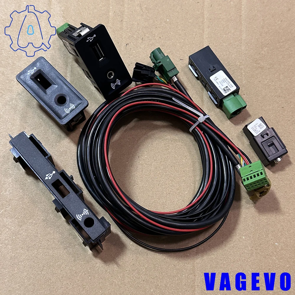 5G0 035 222 E 5Q0 035 726 E Carplay-Schalter USB AUX-IN Schnittstelle MEDIA-IN Multimedia-Schnittstelle Geeignet für VW Golf 7 Passat B8