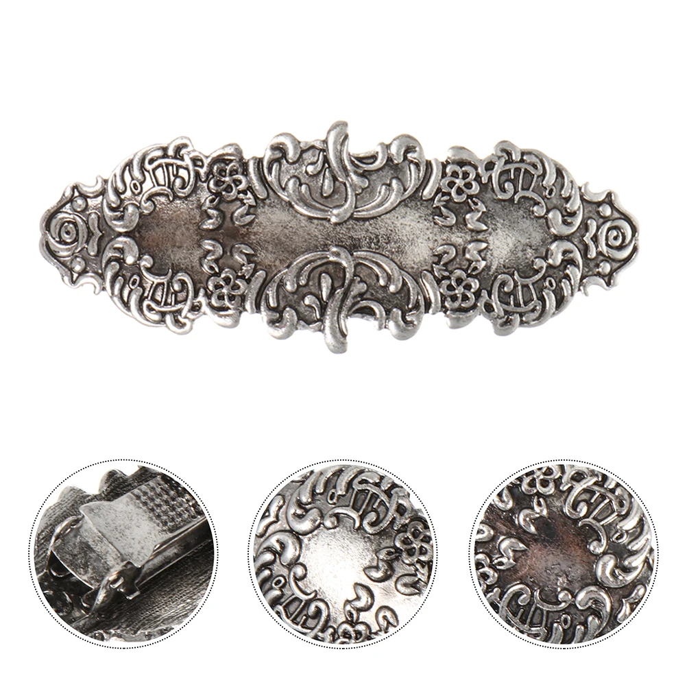 

Vintage Spring Hairpin Barrettes for Thick Clip Metal French Pins Alloy Flower Clips Women