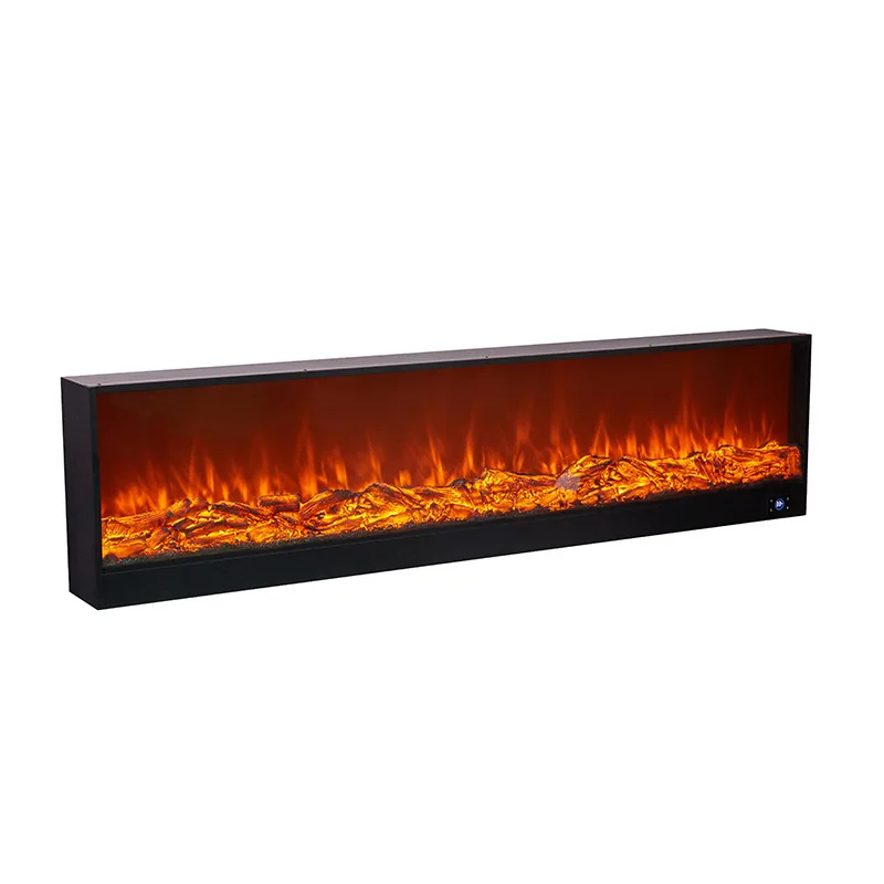 Electric Fireplace Heater 1500W Wall Mounted European Style With Heating Remote Control