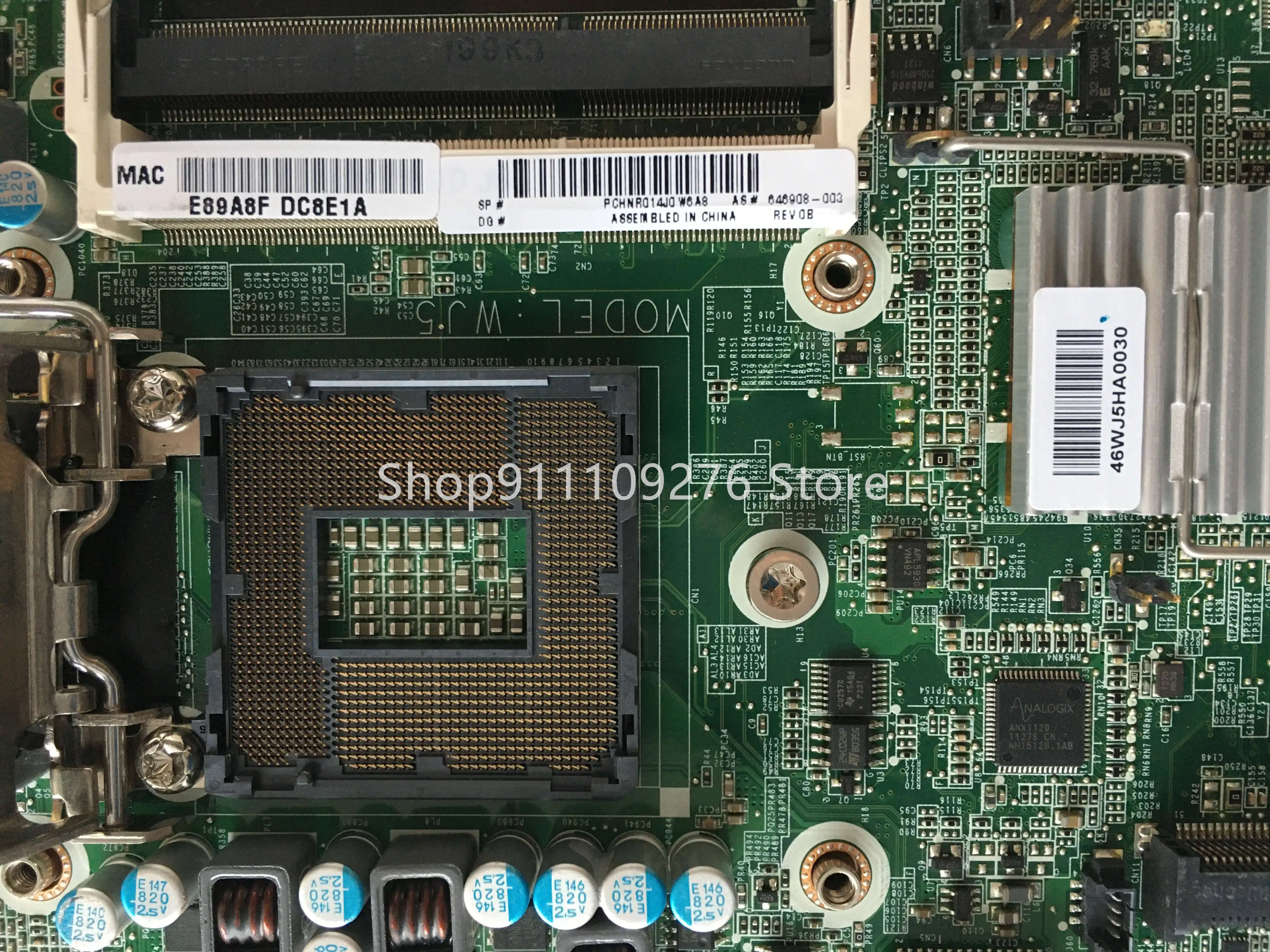 Original Motherboard for HP Omni 120 H61 All-in-one motherboard DA0WJ5MB6E0 646908-003