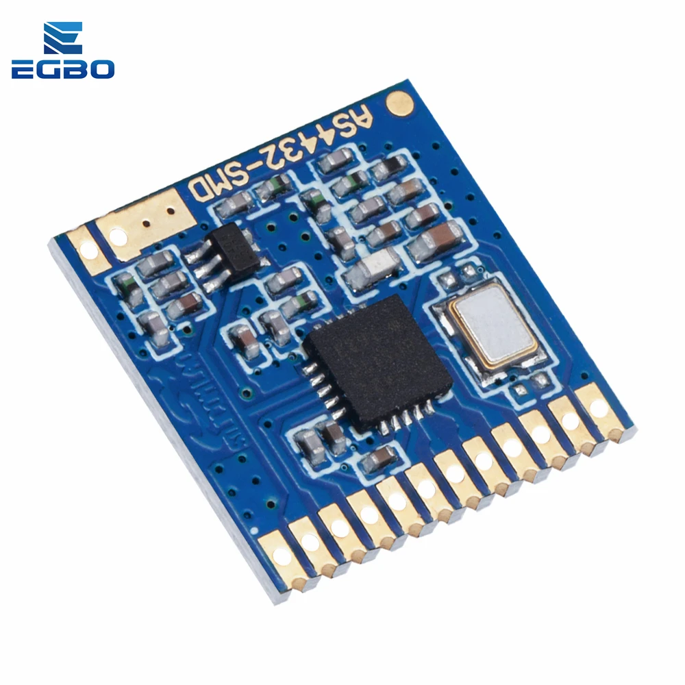 AS4432-SMD Si4432 433MHz وحدة لاسلكية SI4432 حجم صغير مصلحة الارصاد الجوية 100mw 1.5 كجم