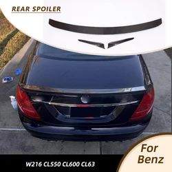 Carbon Fiber Car Rear Trunk Spoiler For Mercedes-Benz CL Class W216 C216 2009 2010 2011 2012 Rear Boot Lip Wing Car Tuning Parts