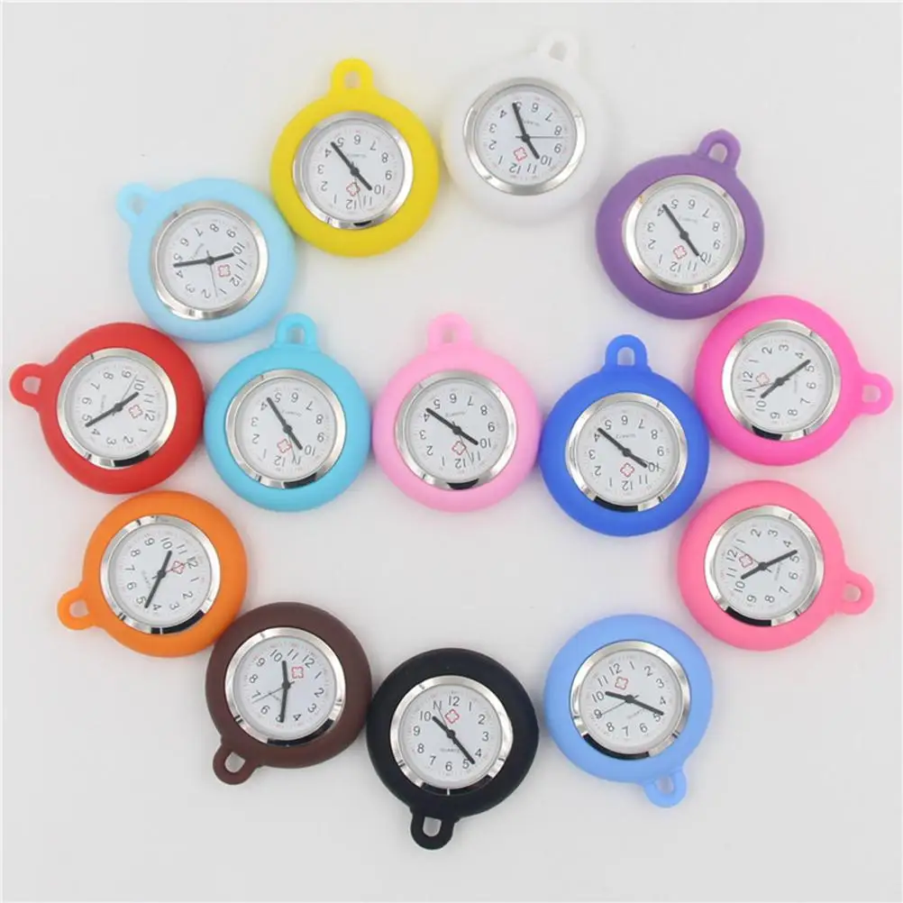 Portable Nurse Watch Unisex Nurse Hanging Watch Fresh Nurses Rope Watch (Light Blue, without Lanyard)