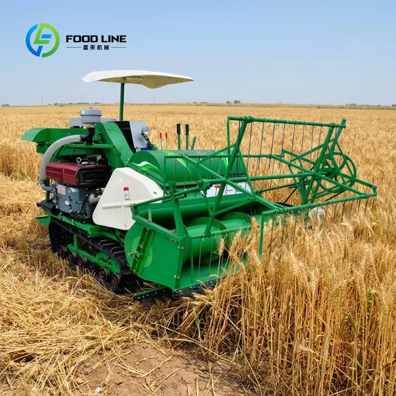 Customized Green 25HP Grain Harvesting Tractor Multifunction Farm Machine Agricultural Field Working Equipment