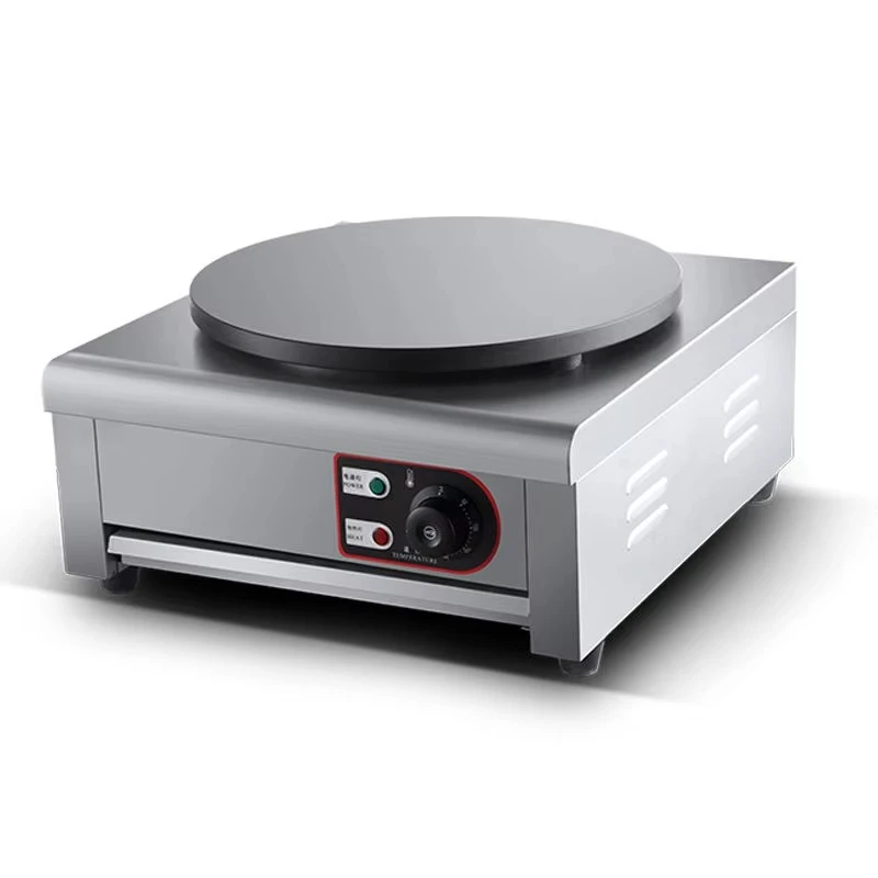 Commercial Electric Crepe and Pancake Makers 40cm Gas Roti Crepe Maker Machine