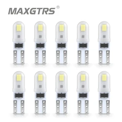 10Pcs T5 Led Bulb W3W W1.2W Led Canbus Car Interior Lights Dashboard warming indicator Wedge Auto Instrument Lamp 12V/24V