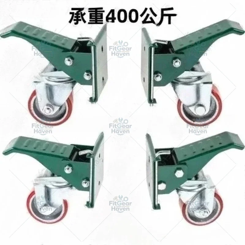 Suitable for 3-inch iron core heavy-duty casters suitable for woodworking workbench foot lift casters