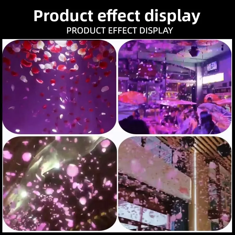 Hot selling high-quality large-scale flower petal throwing machine, floating paper machine, flower paper projectile
