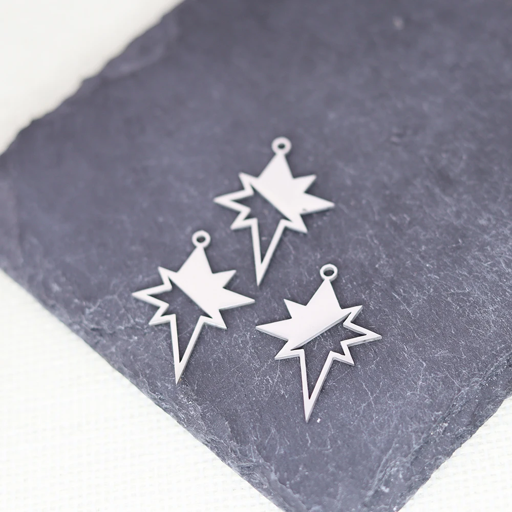 3pcs Stainless Steel Charms Skeleton Scorpion Snowman Snowflake Pendants for DIY Handmade Jewelry Making Crafts Accessories