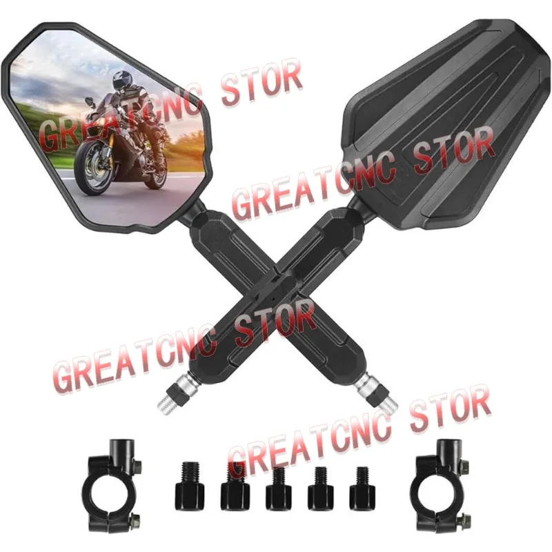 

Folding Motorcycle Rearview Mirrors Off Road Adv Wide Side Mirrors for KTM 390 Duke 790 890 Adventure R 1050 1090 Adventure /R