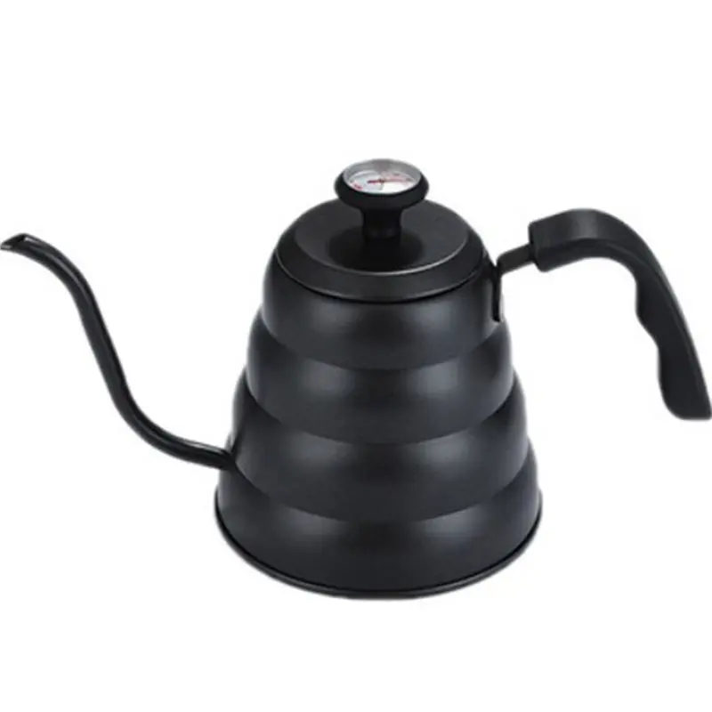 Stainless Steel Pour Over Coffee Pot With Swan Design- High Capacity Long Neck Can Be Heated Professional Hand Brewing Tool-AT30