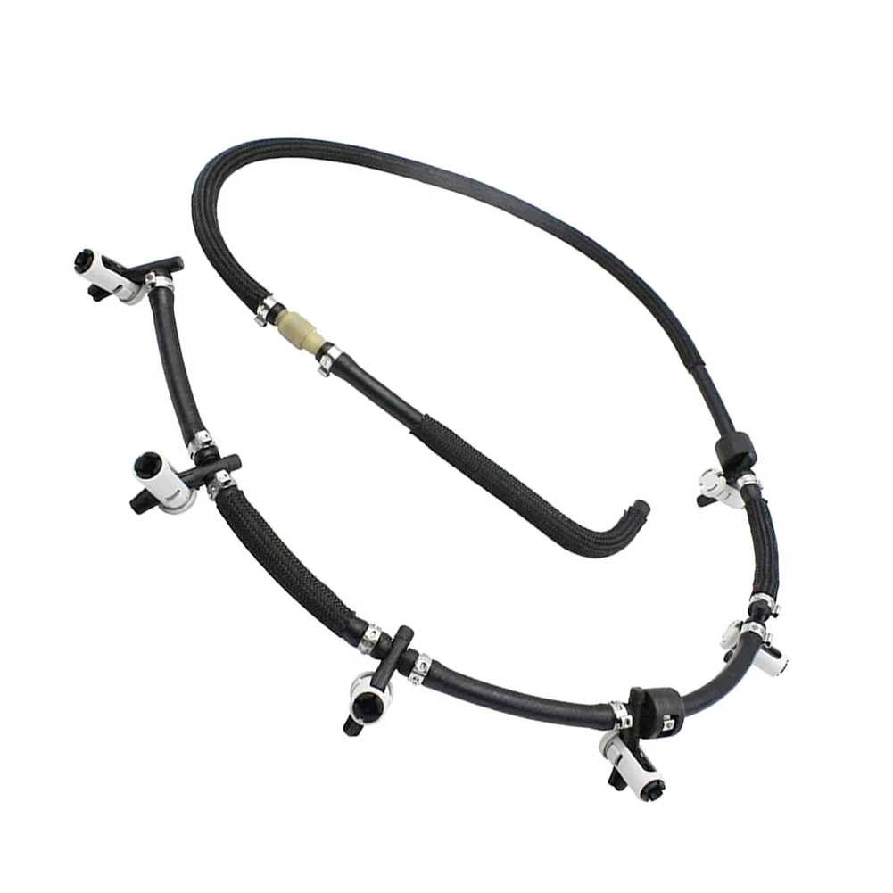 

Black Plastic Hose Fuel Injector Hose Fuel Return Pipe Easy Installation Fuel Hose Fuel Injector Leak Off Hose