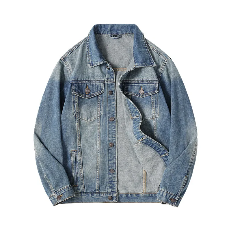 النمط الأمريكي عارضة الرجال شارع العليا العصرية الرجعية فضفاضة بالإضافة إلى حجم ملابس العمل أعلى الأزياء #5