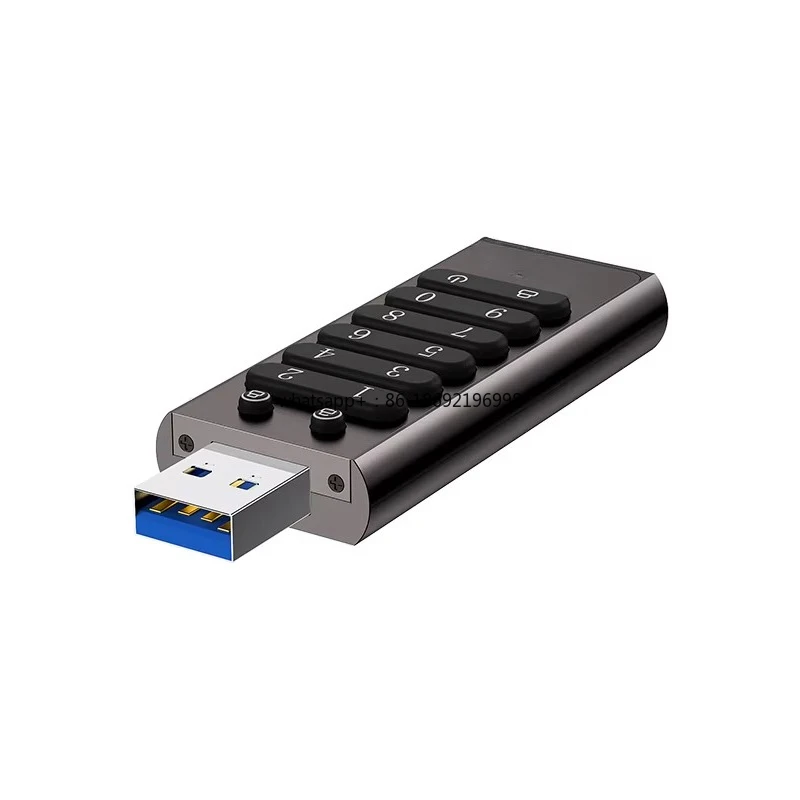 Baiyi Button Encryption U Disk High Speed Solid State U Disk Hard Disk Hardware Encryption Business Office Anti-theft USB Flash
