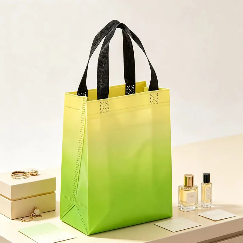 10 Gradient Handheld Gift Packaging Bags, Shopping Bags, Sturdy and Durable, Suitable for Daily, Holiday and School Carrying Use
