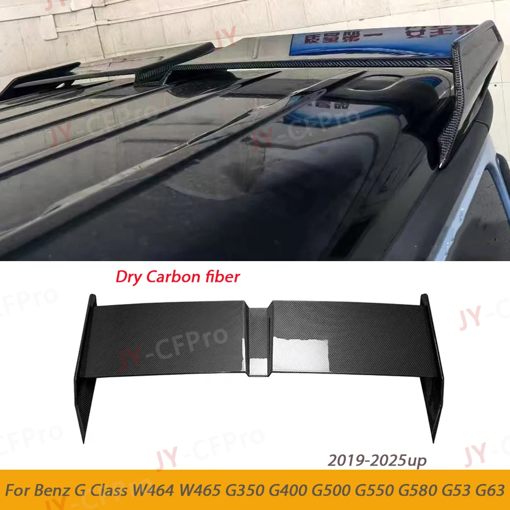 

Для нового 2025 W465 сухой карбоновый задний спойлер на крышу, крыло для Benz G Class W464 W465 G63 G500 G580 19-25up B Style
