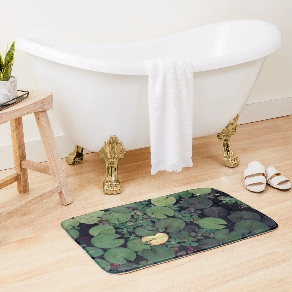 

Lily Pads Bath Mat Entrance Carpet Bathroom Floor Floors Mat