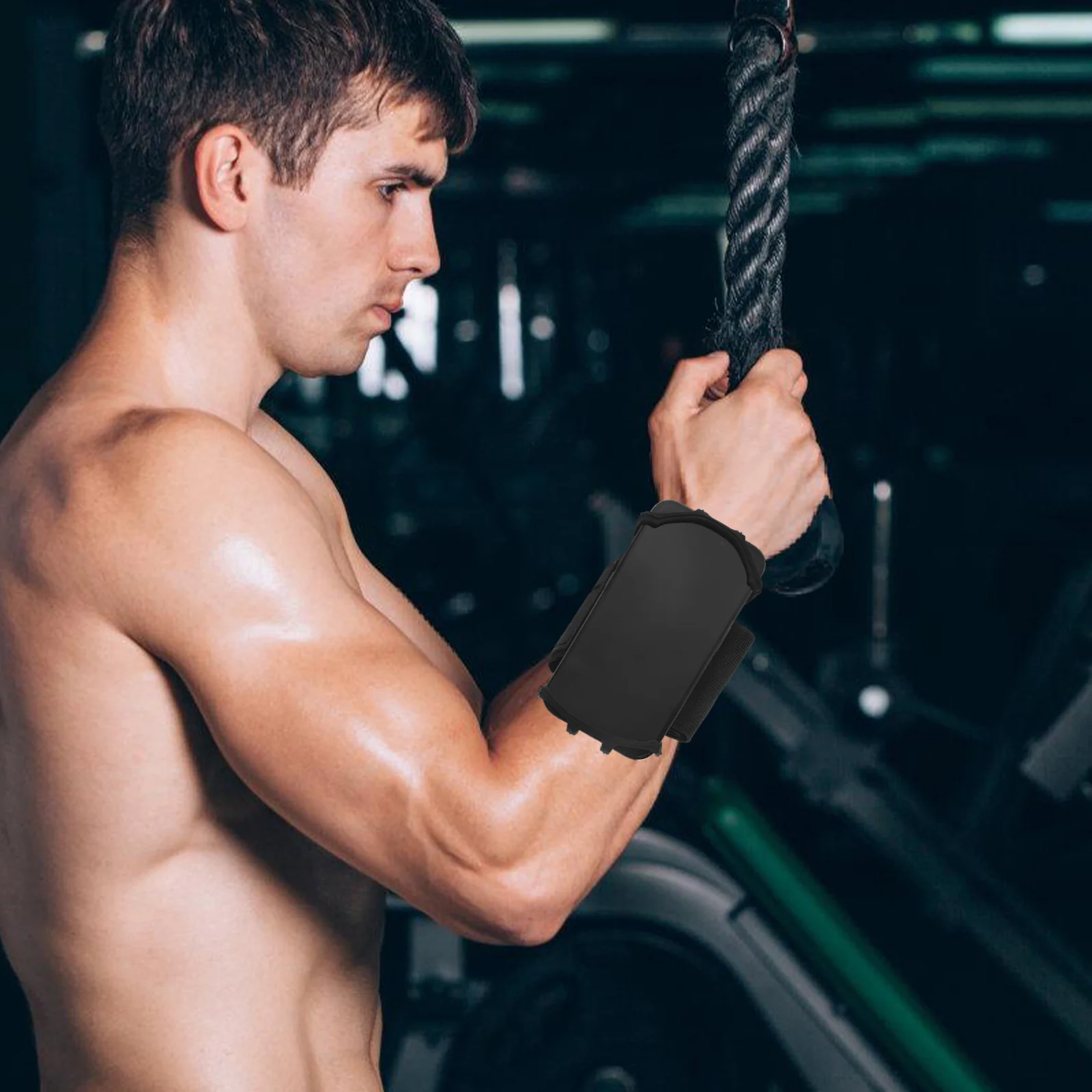 

Phone Wrist Strap Running Arm Band Rotating Cycling Cell Phone Holder Adjustable Silicone Cellphone Wrist Band for Gym Outdoor