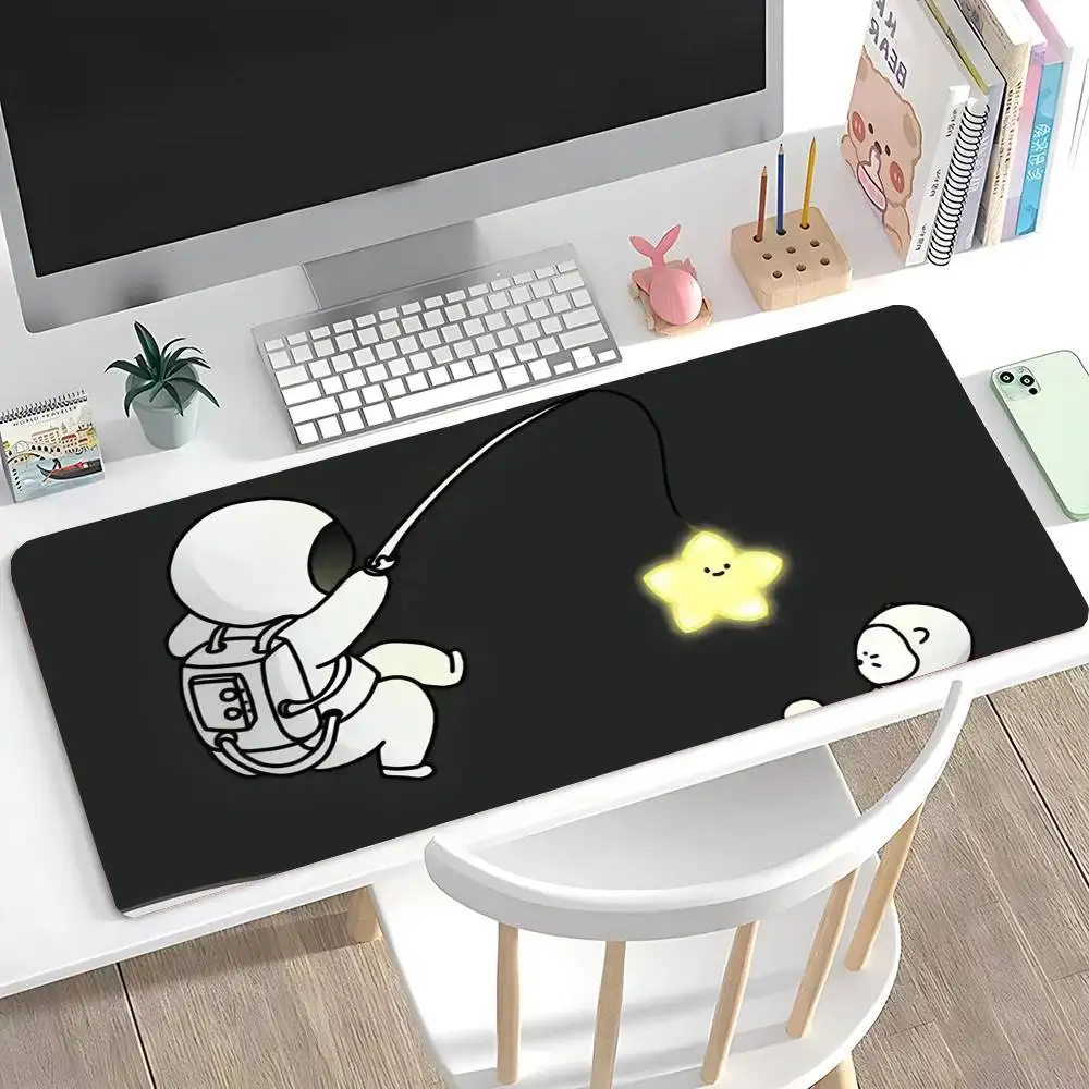 Astronaut Mousepad Non-slip Suitable For Office Computers Laptops E-sports Game Desk Mats XXL Keyboard