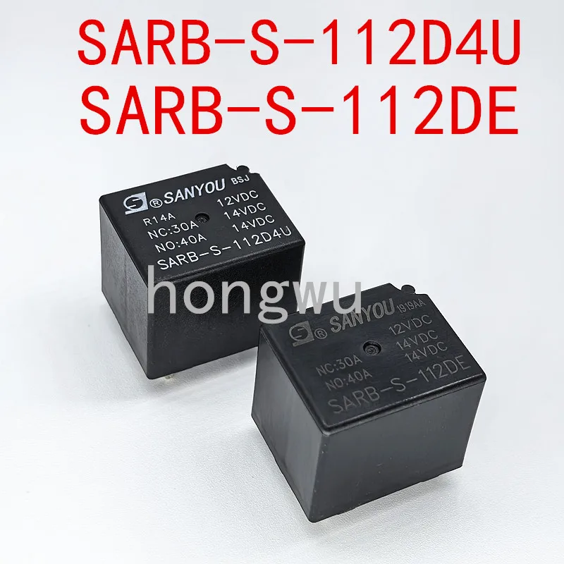 100% Original New 2PCS SARB-S-112D4U SARB-S-112DE DC12V relay 40A 7pins