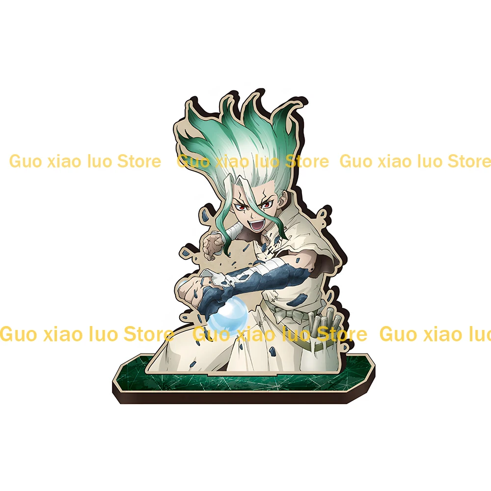 Dr.STONE Kingdom of Science character Senku Ishigami Ryusui Nanami Gen Asagiri Taiju Oki Anime figuresToy Acrylic stand ornament