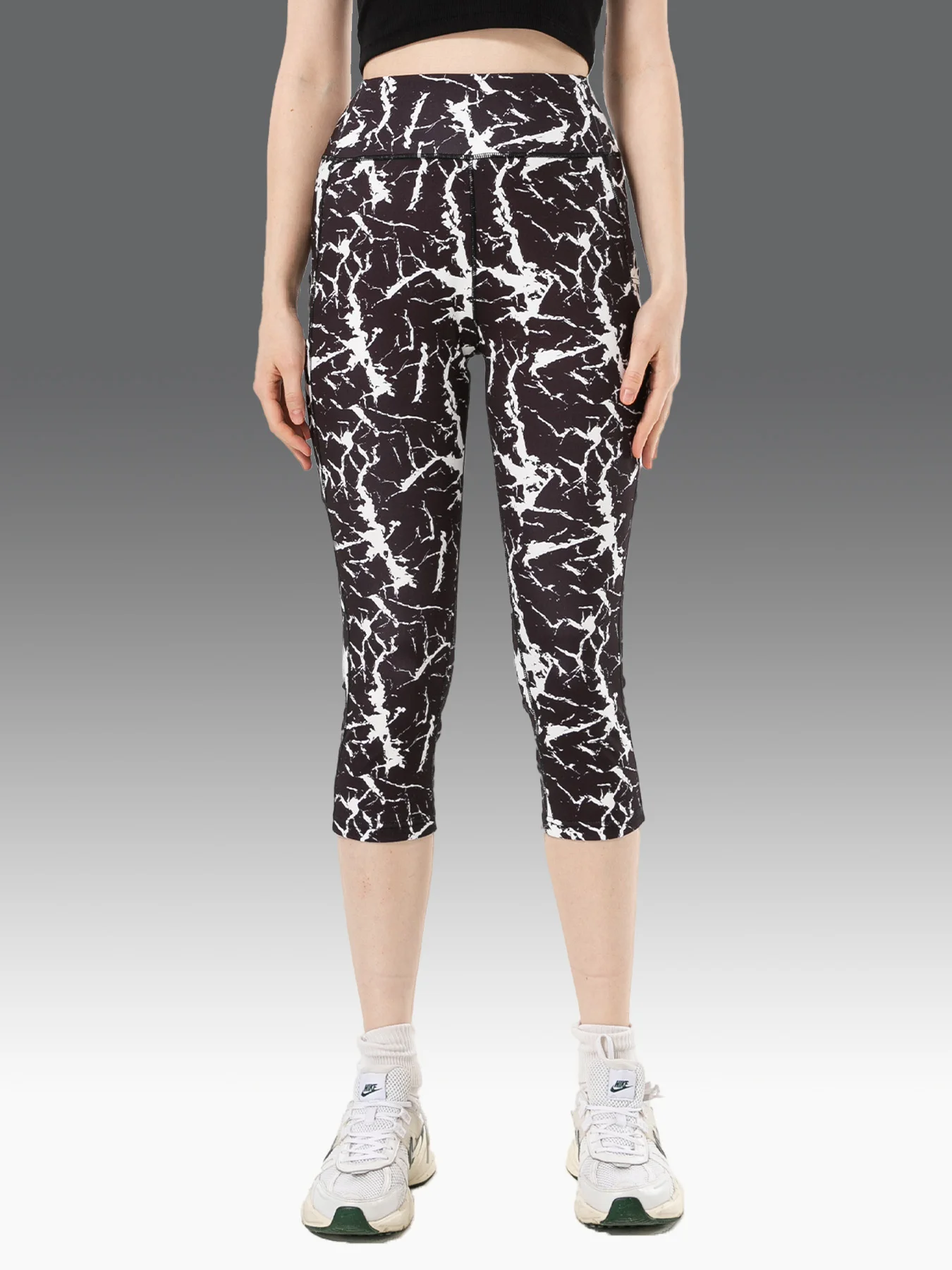 سراويل يوجا عصرية جديدة متعددة الاستخدامات ومرنة وناعمة ومريحة للتخسيس للياقة البدنية والتحكم في البطن #5