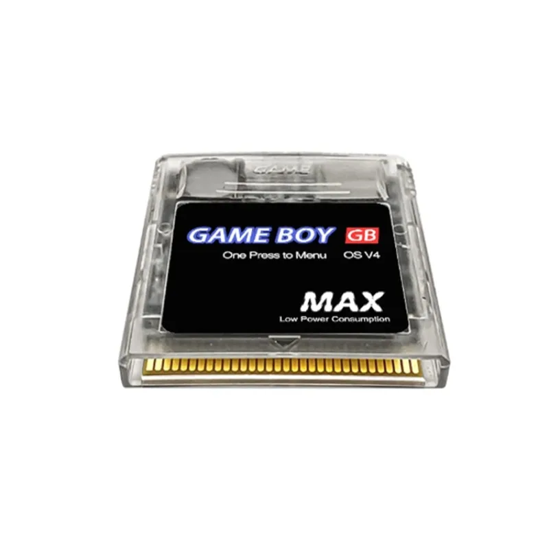 Royi Store GB GBC Flash Card GB MAX with One-click Reset Function with 8GTF Cassette Game Power Saving