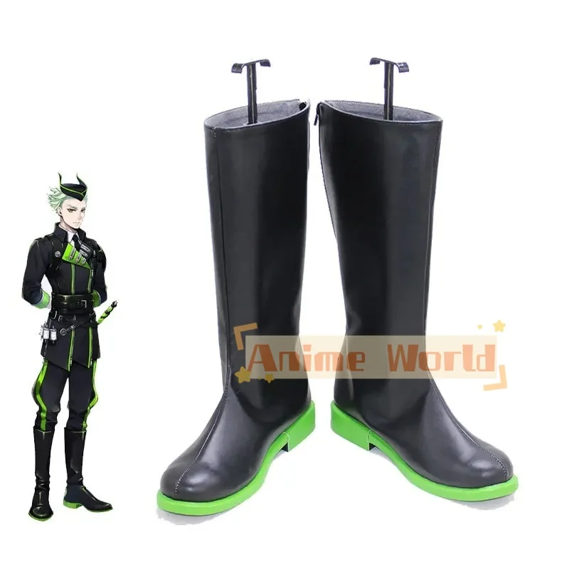 

Sebek Cosplay Shoes Game Twisted Wonderland PU Leather Shoes Custom Made Halloween Carnival Boots Cosplay Props