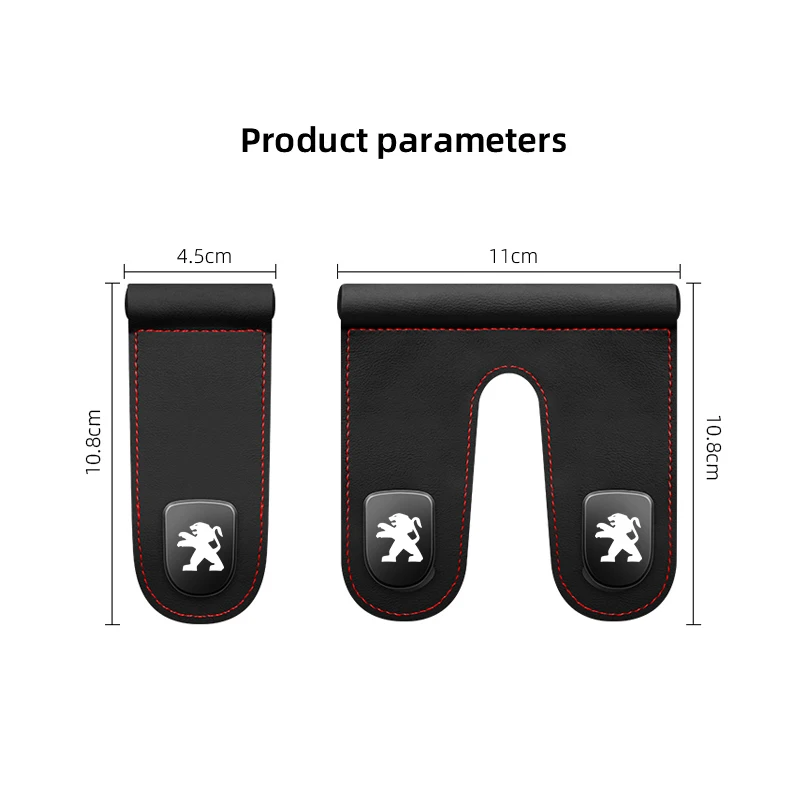 Car Decal Car Co Pilot Hook Multifunctional Creative Organizing Storage Hooks For Peugeot 206 307 308 207 3008 208 407 508 2008