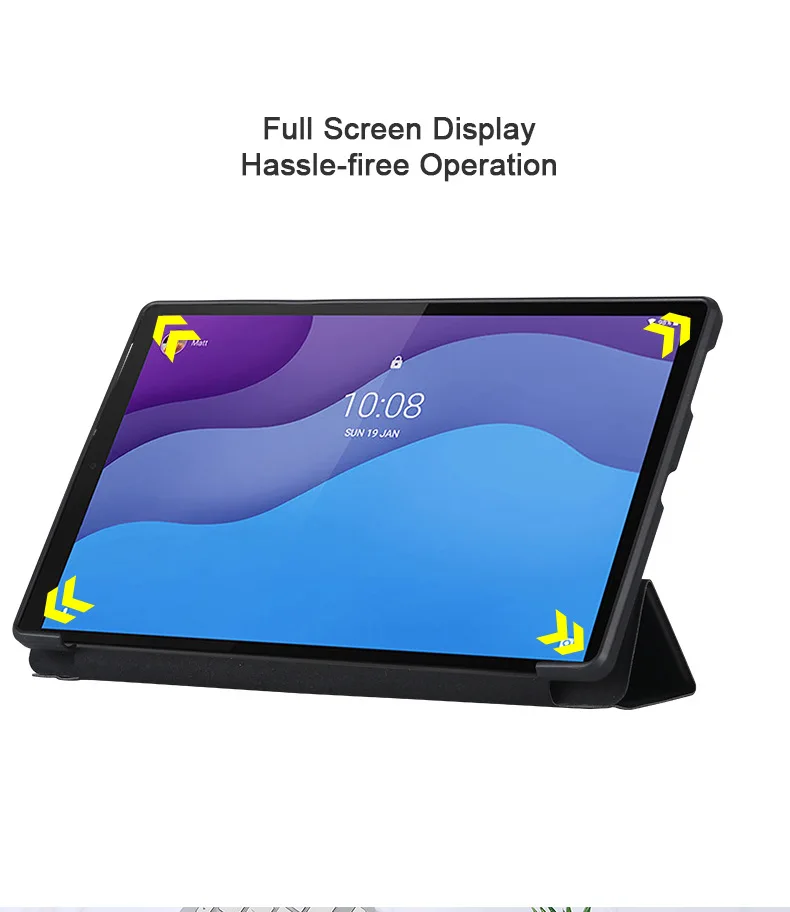 FÜR Lenovo Xiaoxin 10.6 Schutzhülle, Tab M10plus Tri-Fold Lederhülle, X306/605 Silikon Pro12.7 – Detail 8