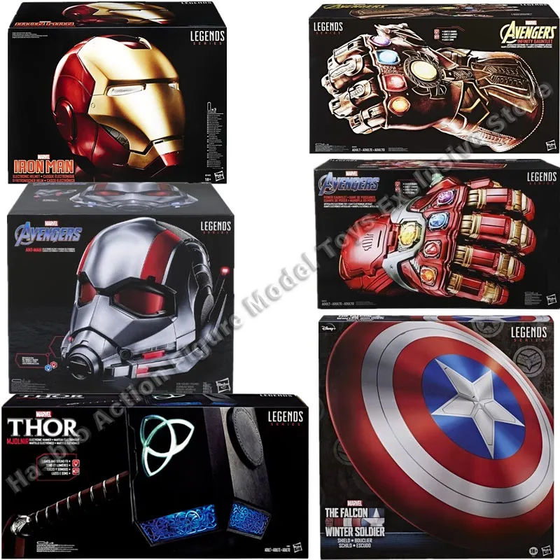 

In Stock Hasbro Marvel Heroes Iron Man Helmet Spider-man Helmet Infinity Gauntlet Quake Stormbreaker Iron Man Helmet Toys