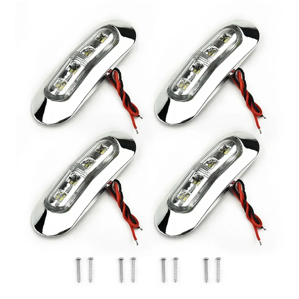 

Courtesy Lights LED Lights Marine Boat Walkway 1.5W White 12V-24V 2385 Lamp Beads 4x 50 Marine Boat LED Lights