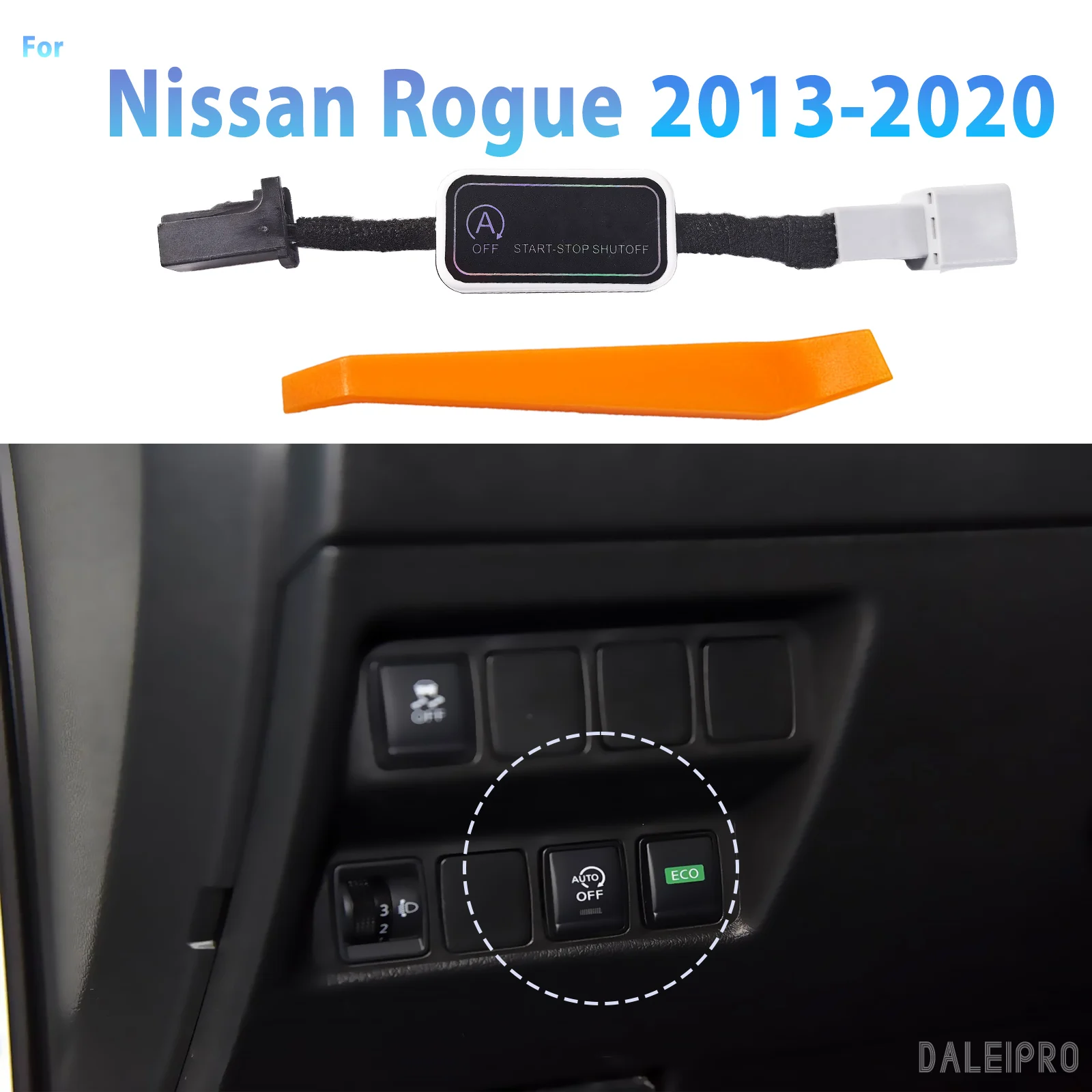 

For Nissan Rogue 2013-2017 2018 2019 2020 Automatic Stop Start Engine System Memory Module Cancel Car Auto Start Stop Switch