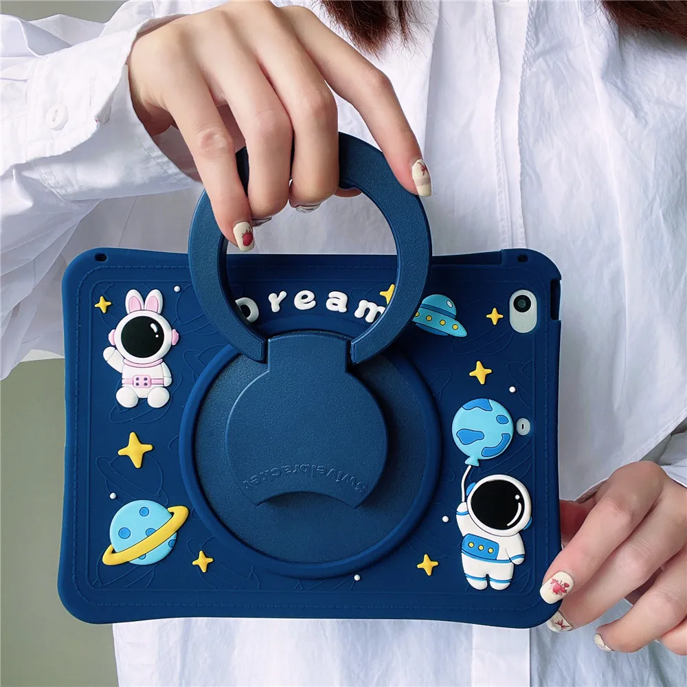 Cartoon Tablet Case For iPad A16 11th 10 10th 10.2 9th 8th 7th 9.7 6th 5th Generation iPad Air 1 2 3 4 5 Pro 11 Silicone Cover