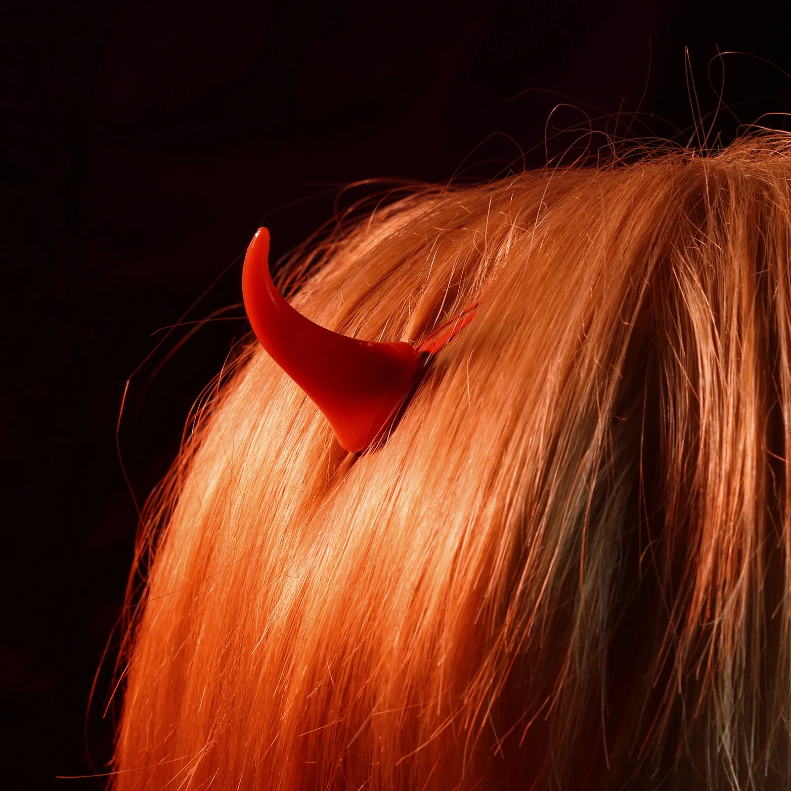 Devil Horn Hairpin Easter horror cosplay Accessories Halloween Cosplay Costume Headgear horror Party Dress-up Blood Necklace