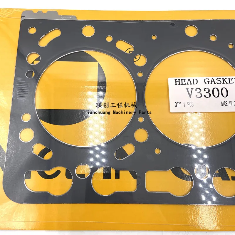 For Doosan DX70 sunward SWE 90 Cylinder Gasket Kubota KX V3300 Engine Cylinder Mattress Cylinder Pad Excavator