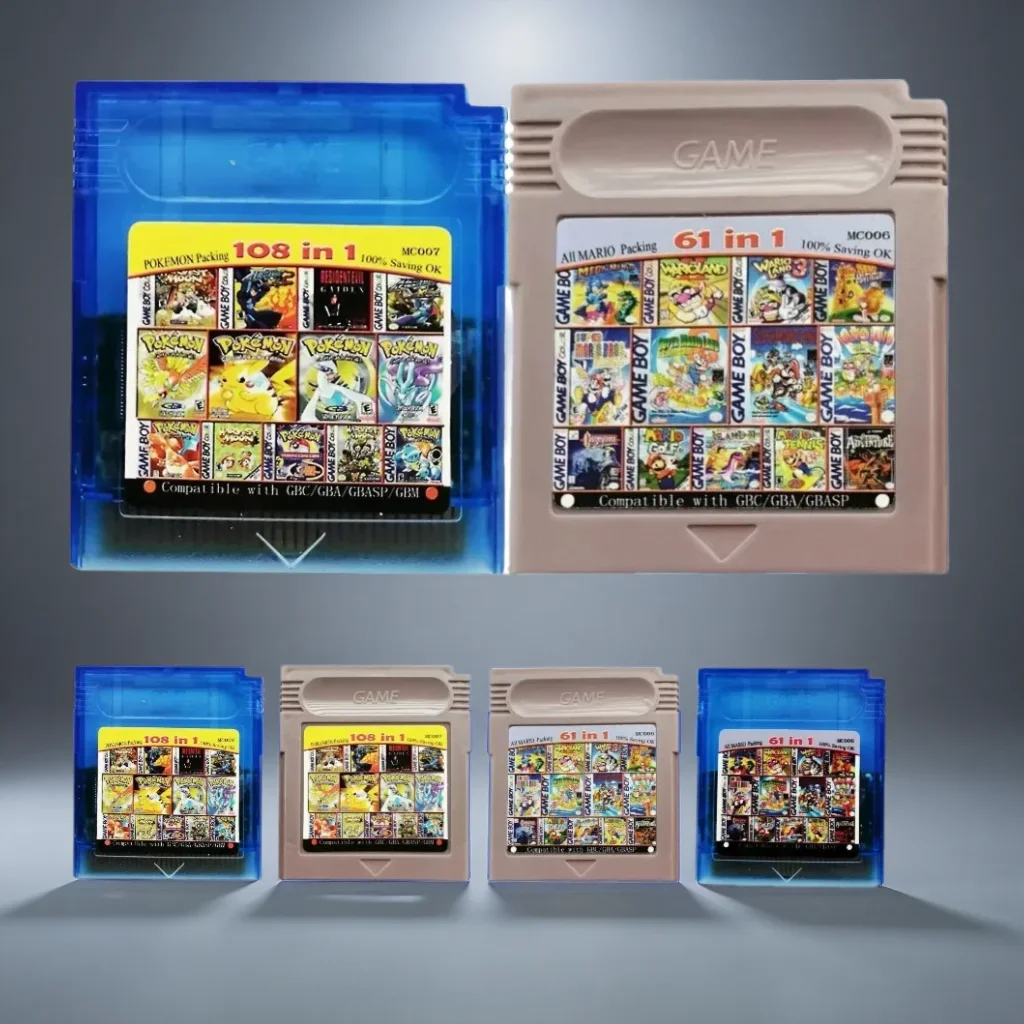 GBC Retro Game Combo Card Pokémon Series 61-in-1 108-in-1 Video Game Cassette English GBC/GBA/SP/GBM view 6