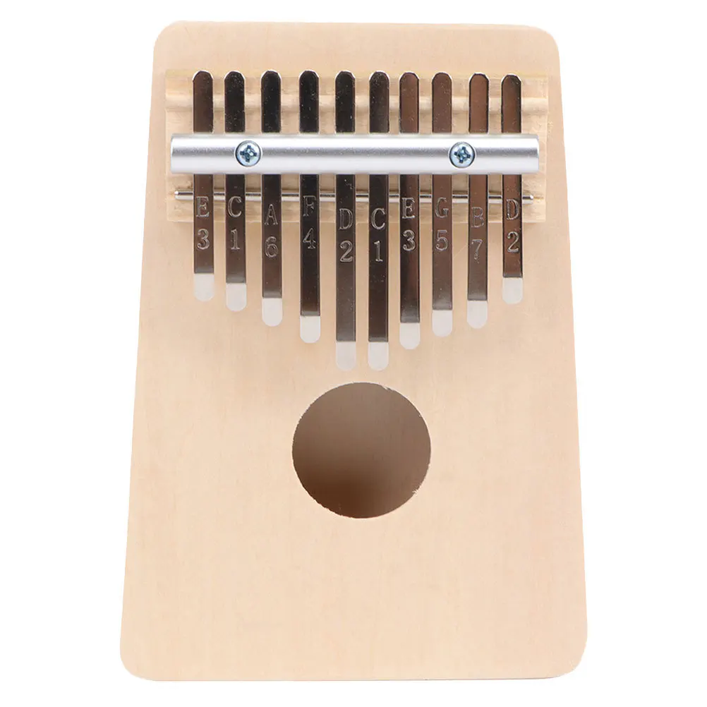 

Portable Kalimba Thumb Piano Mini Finger 10 Keys Musical Instrument for Beginners Easy Carry Wooden DIY Piano Keyboard