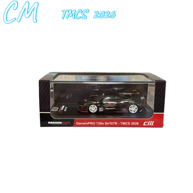 Модель 2026 TMCS CM 1:64 из сплава, имитирующая микроавтомобиль Darwin McLaren 720 Sebastian - коллекционный предмет - статуэтка для взрослых - подарок для мальчика