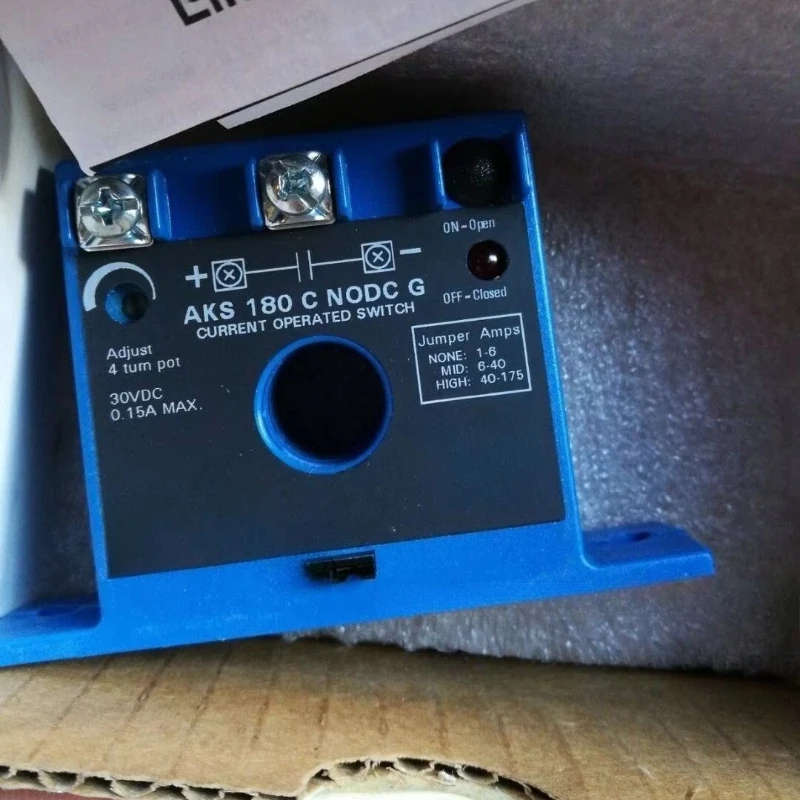 AKS180CNODCG Current Sensor AKS 180 C NODC G, DIN Rail Split Core Industrial Current Transformer for Power Cabinet