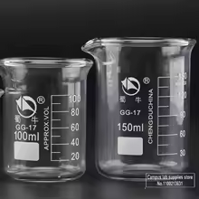 Different Sets Lab Heat-resist Scaled Measuring Cup Borosilicate Glass Chemistry Glass Beakers Measuring