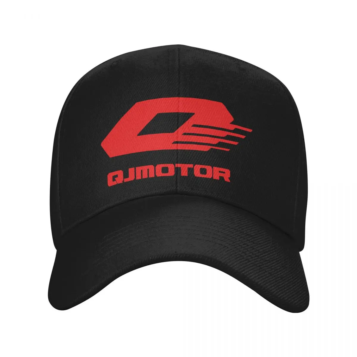 QJ Motor Logo Funny Baseball Men Polyester Hats Adjustable Hat Fashion Casual Cap Truck driver Hat