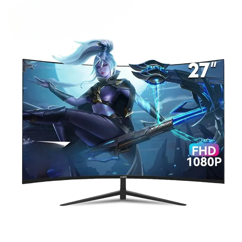 Tecmiyo OEM 2K 4K 5K 19インチ 24インチ 27インチ 34インチ 49インチ フラットスクリーンモニター 超薄型狭額縁コンピューターモニター