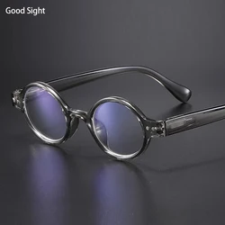 Gray Frame Retro Reading glasses for men Blue Light Glasses Vintage Round Glasses Women +1.5+2+2.5+3+3.5+4