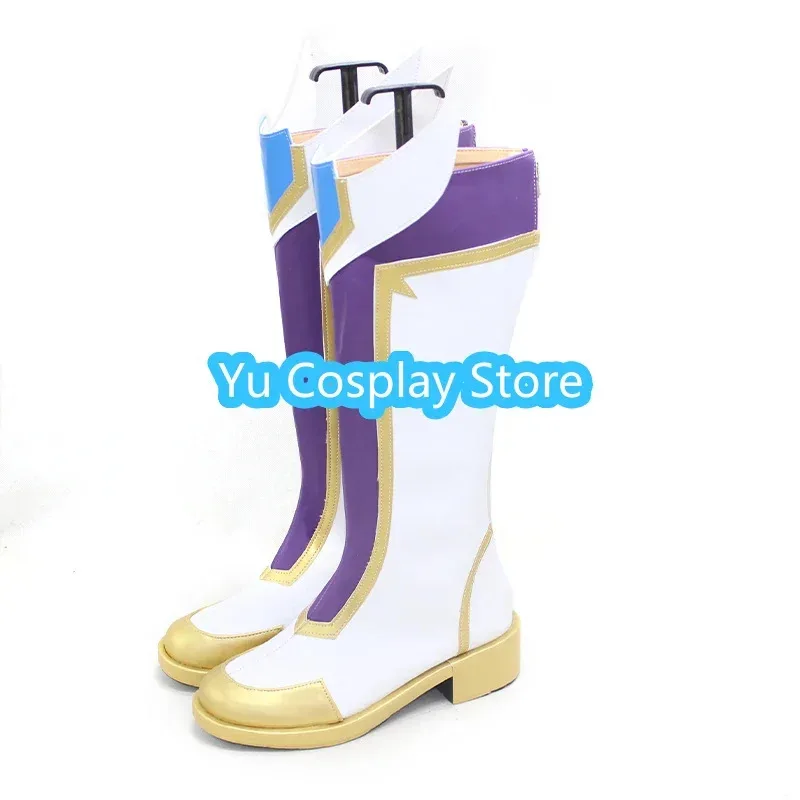 

Candy 2025Yu-игра LOL Star Guardian Ezreal обувь из искусственной кожи Хэллоуин карнавальные ботинки реквизит для косплея на заказ
