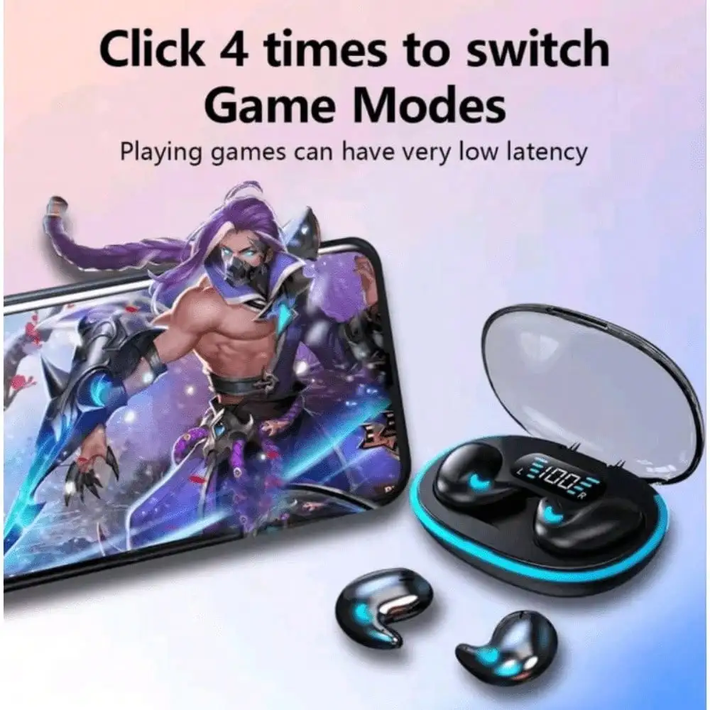 X55Pro سماعات أذن بلوتوث للنوم سماعات بلوتوث لاسلكية مقاومة للماء سماعات أذن ستيريو هاي فاي مع ميكروفون تنطبق على الهواتف الذكية #3