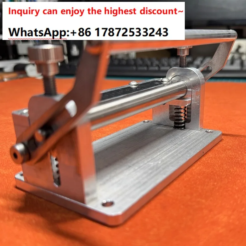 Manual leather thinning machine, cowhide material scraper, soft and hard waistband strap, evenly cut and engraved